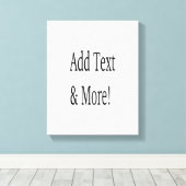 Voeg tekst & meer toe! Pas uw eigen gepersonalisee Canvas Afdruk (Insitu (Houten vloer))
