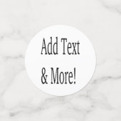 Voeg tekst & meer toe! Pas uw eigen gepersonalisee Confetti (Kleine voorkant)