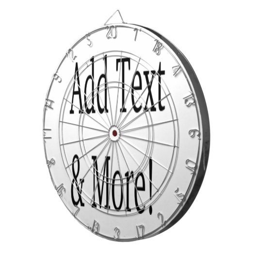 Voeg tekst & meer toe! Pas uw eigen gepersonalisee Dartbord (Voorkant Rechts)