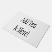 Voeg tekst & meer toe! Pas uw eigen gepersonalisee Deurmat (Schuin)