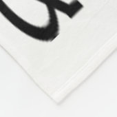 Voeg tekst & meer toe! Pas uw eigen gepersonalisee Fleece Deken (Hoek)
