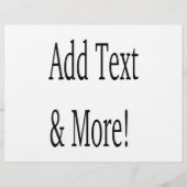 Voeg tekst & meer toe! Pas uw eigen gepersonalisee Flyer (Voorkant)