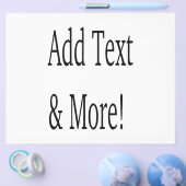 Voeg tekst & meer toe! Pas uw eigen gepersonalisee Flyer (Enkel)