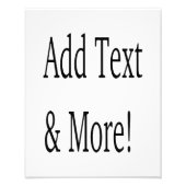 Voeg tekst & meer toe! Pas uw eigen gepersonalisee Foto Afdruk (Voorkant)