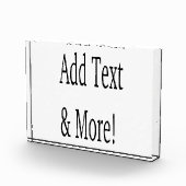 Voeg tekst & meer toe! Pas uw eigen gepersonalisee Fotoblokken (Rechts)