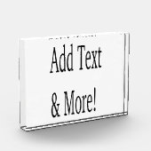 Voeg tekst & meer toe! Pas uw eigen gepersonalisee Fotoblokken (Links)