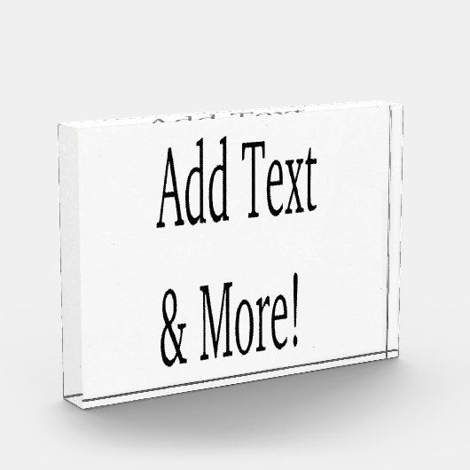 Voeg tekst & meer toe! Pas uw eigen gepersonalisee Fotoblokken (Links)