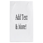 Voeg tekst & meer toe! Pas uw eigen gepersonalisee Klein Cadeauzakje (Achterkant)