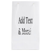 Voeg tekst & meer toe! Pas uw eigen gepersonalisee Klein Cadeauzakje (Voorkant)