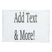 Voeg tekst & meer toe! Pas uw eigen gepersonalisee Kussensloop (Achterkant)