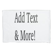 Voeg tekst & meer toe! Pas uw eigen gepersonalisee Kussensloop (Voorkant)