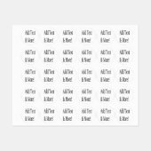 Voeg tekst & meer toe! Pas uw eigen gepersonalisee Labels (Vel)