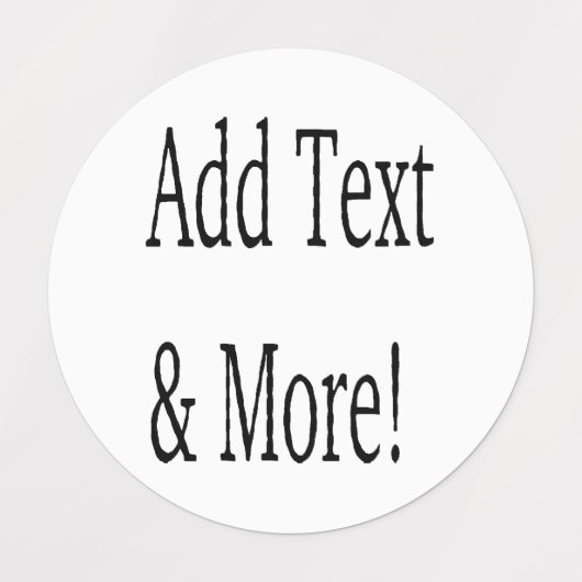 Voeg tekst & meer toe! Pas uw eigen gepersonalisee Labels (Design 2)