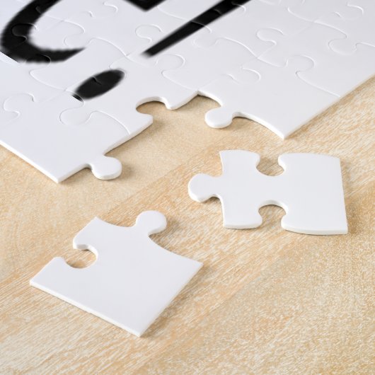 Voeg tekst & meer toe! Pas uw eigen gepersonalisee Legpuzzel (Zijkant)