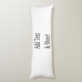 Voeg tekst & meer toe! Pas uw eigen gepersonalisee Lichaamskussen (Achterkant (Verticaal))