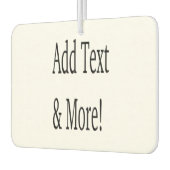 Voeg tekst & meer toe! Pas uw eigen gepersonalisee Luchtverfrisser (Links)