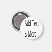 Voeg tekst & meer toe! Pas uw eigen gepersonalisee Magneet (Voorkant / Achterkant)