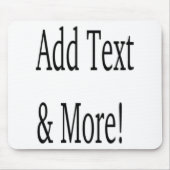 Voeg tekst & meer toe! Pas uw eigen gepersonalisee Muismat (Voorkant)