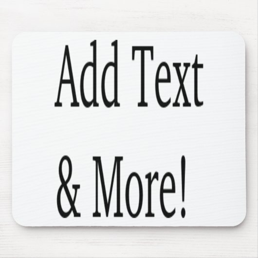 Voeg tekst & meer toe! Pas uw eigen gepersonalisee Muismat (Voorkant)