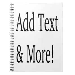 Voeg tekst & meer toe! Pas uw eigen gepersonalisee Notitieboek