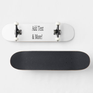 Voeg tekst & meer toe! Pas uw eigen gepersonalisee Persoonlijk Skateboard