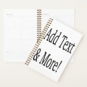 Voeg tekst & meer toe! Pas uw eigen gepersonalisee Planner (Display)