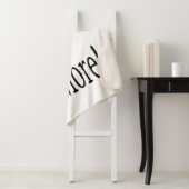 Voeg tekst & meer toe! Pas uw eigen gepersonalisee Sherpa Deken (In situ)