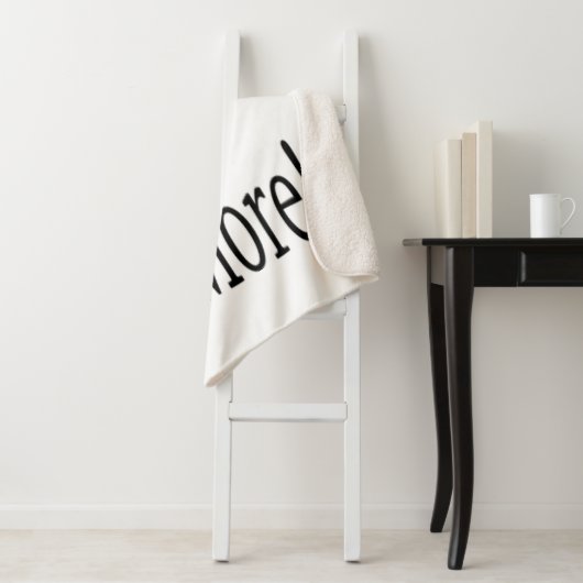 Voeg tekst & meer toe! Pas uw eigen gepersonalisee Sherpa Deken (In situ)