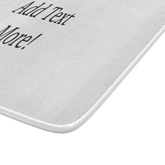 Voeg tekst & meer toe! Pas uw eigen gepersonalisee Snijplank (Hoek)