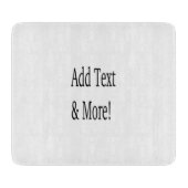 Voeg tekst & meer toe! Pas uw eigen gepersonalisee Snijplank (Voorkant)