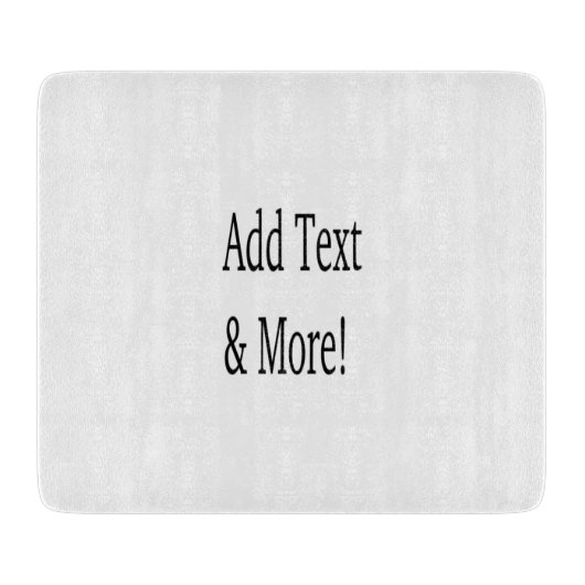 Voeg tekst & meer toe! Pas uw eigen gepersonalisee Snijplank (Voorkant)