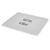 Voeg tekst & meer toe! Pas uw eigen gepersonalisee Snijplank (Hoek)