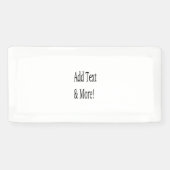Voeg tekst & meer toe! Pas uw eigen gepersonalisee Spandoek (Horizontaal)