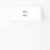 Voeg tekst & meer toe! Pas uw eigen gepersonalisee Spandoek (Insitu)