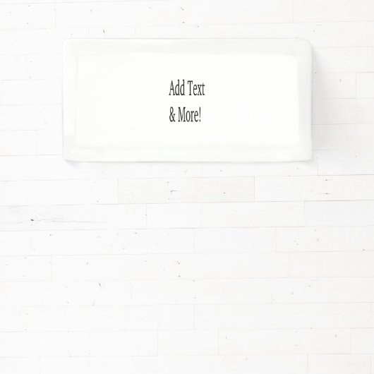 Voeg tekst & meer toe! Pas uw eigen gepersonalisee Spandoek (Insitu)