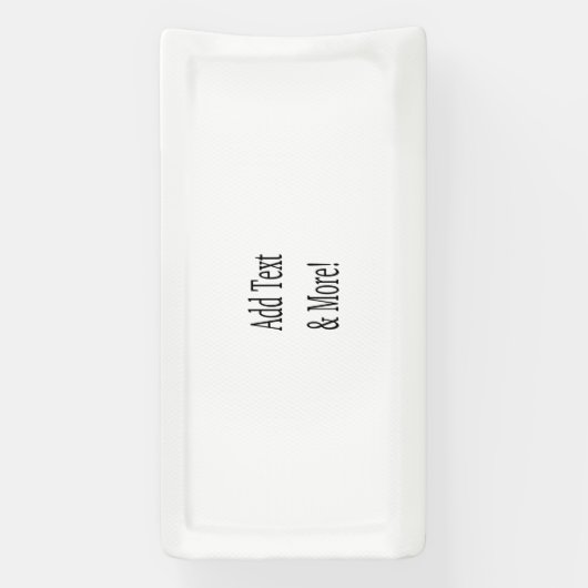 Voeg tekst & meer toe! Pas uw eigen gepersonalisee Spandoek (Verticaal)