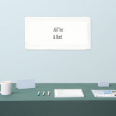 Voeg tekst & meer toe! Pas uw eigen gepersonalisee Spandoek (Beurs)