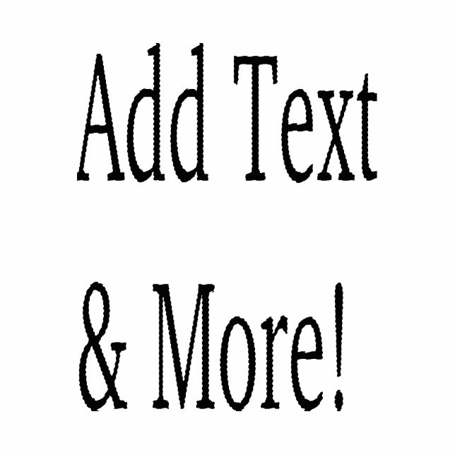 Voeg tekst & meer toe! Pas uw eigen gepersonalisee Staand Fotobeeldje (Voorkant)