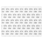 Voeg tekst & meer toe! Pas uw eigen gepersonalisee Tafelkleed (Voorkant (Horizontaal))