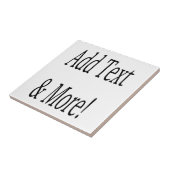 Voeg tekst & meer toe! Pas uw eigen gepersonalisee Tegeltje (Zijkant)