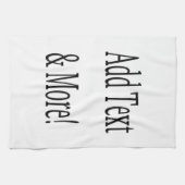 Voeg tekst & meer toe! Pas uw eigen gepersonalisee Theedoek (Horizontaal)