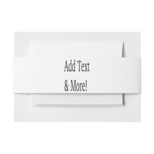 Voeg tekst & meer toe! Pas uw eigen gepersonalisee Uitnodigingen Wikkel