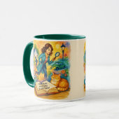 Voeg Tekst Naam toe, Moord Mischief Koffie Mok (Voorkant links)