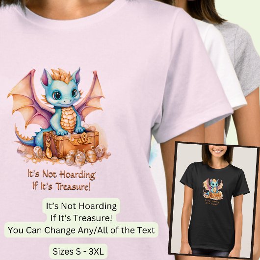 Voeg tekst toe, het is niet hamsteren als het een t-shirt