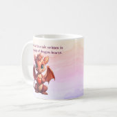 Voeg tekst toe, laat onze liefde een verhaal zijn  koffiemok (Voorkant links)