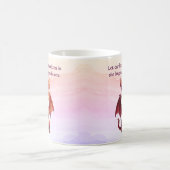 Voeg tekst toe, laat onze liefde een verhaal zijn  koffiemok (Center)