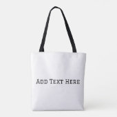 Voeg tekst toe Nette stijlvolle schouder-tote bood Tote Bag (Achterkant)