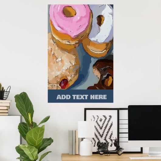 Voeg tekst toe poster (Thuiskantoor)