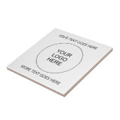 Voeg Tekst toe uploadt Uw Eigen Logo Bedrijfs van  Tegeltje (Zijkant)