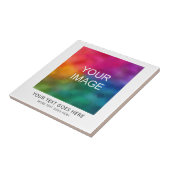 Voeg Tekst toe uploadt Uw Sjabloon van het Afbeeld Tegeltje (Zijkant)